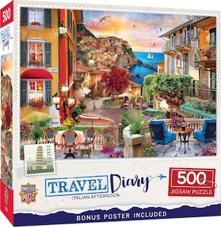 Foto 1 | Rompecabezas Masterpieces Italian Afternoon 500 Piezas - Venta Internacional.
