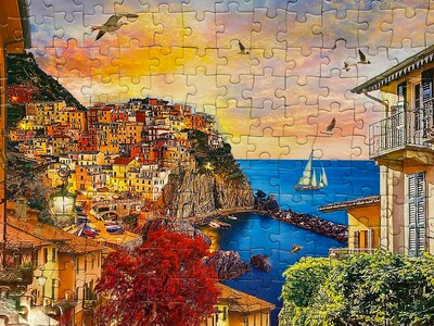 Foto 7 | Rompecabezas Masterpieces Italian Afternoon 500 Piezas - Venta Internacional.