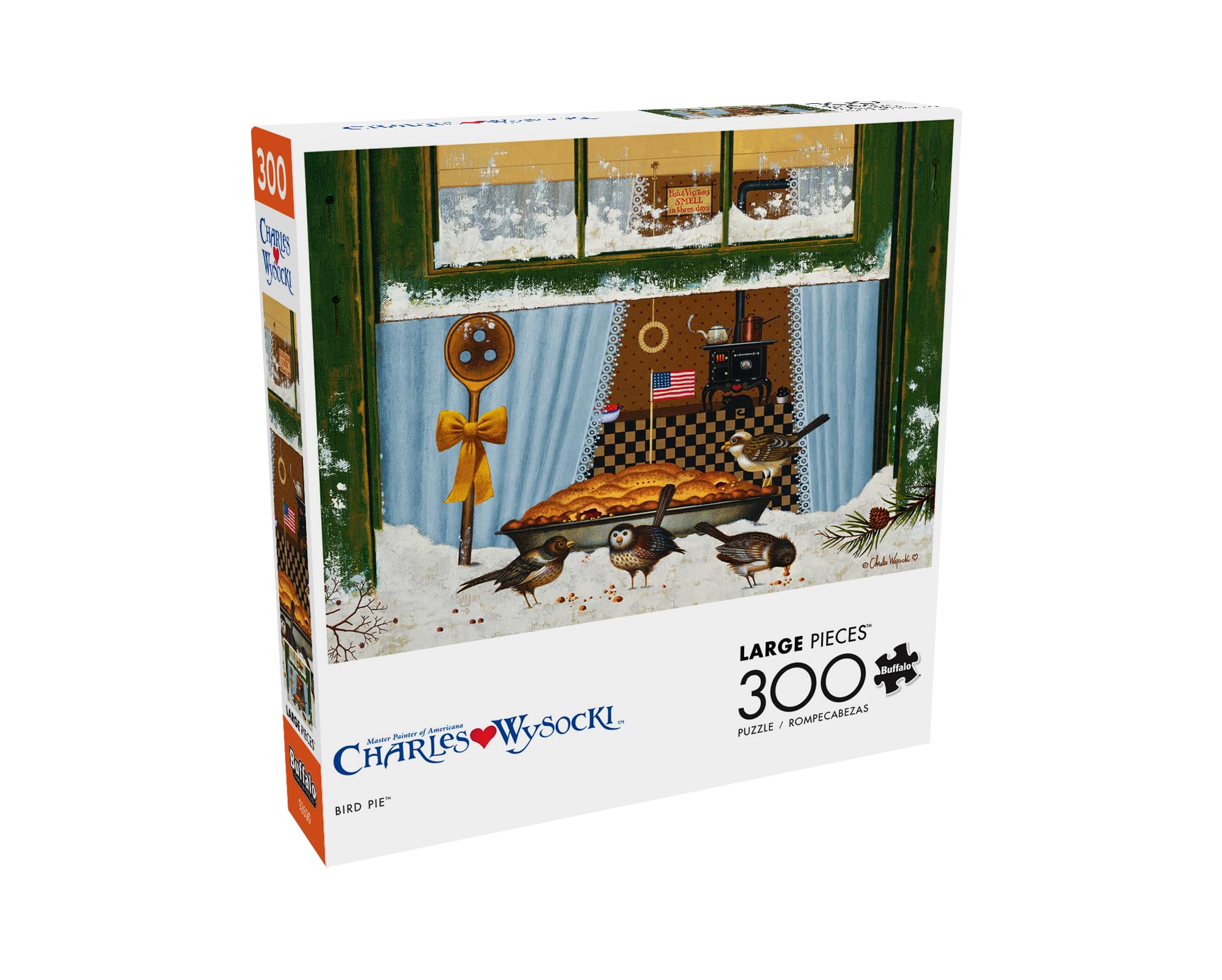 Foto 4 pulgar | Rompecabezas Buffalo Games Charles Wysocki Bird Pie, 300 Piezas - Venta Internacional.