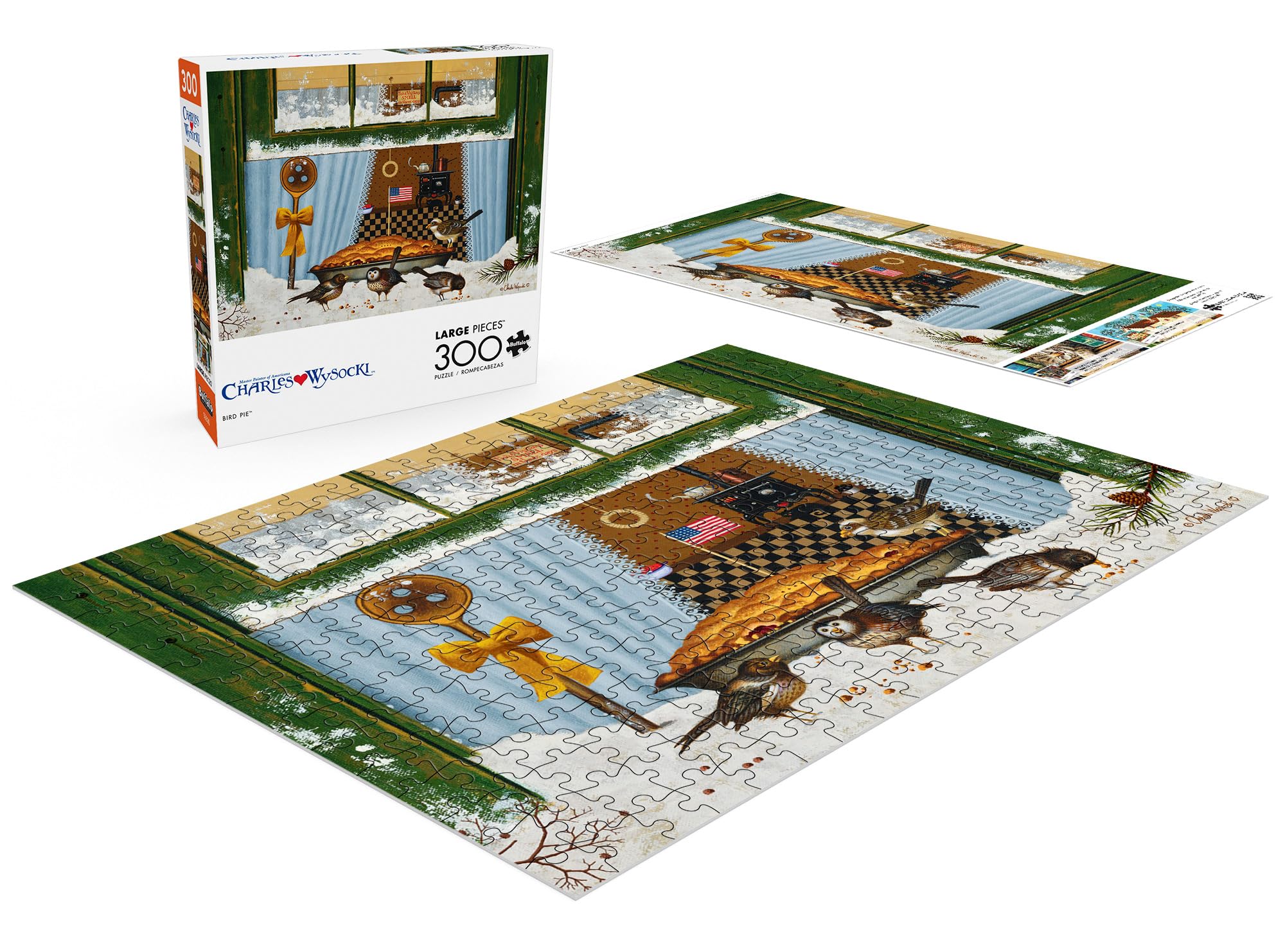 Foto 5 pulgar | Rompecabezas Buffalo Games Charles Wysocki Bird Pie, 300 Piezas - Venta Internacional.