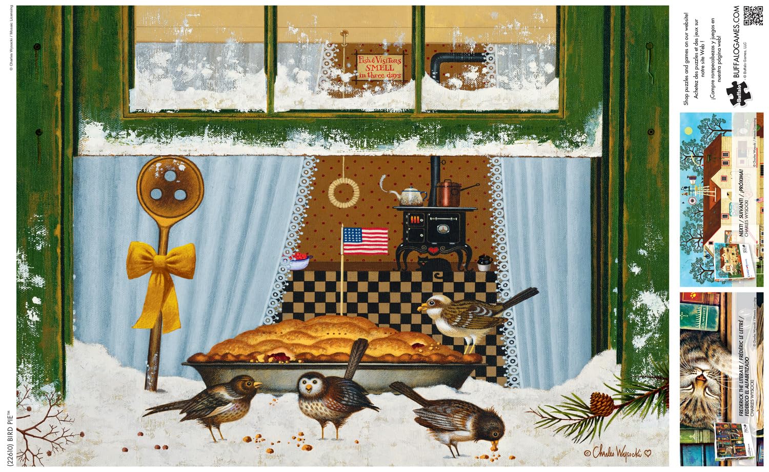 Foto 6 pulgar | Rompecabezas Buffalo Games Charles Wysocki Bird Pie, 300 Piezas - Venta Internacional.
