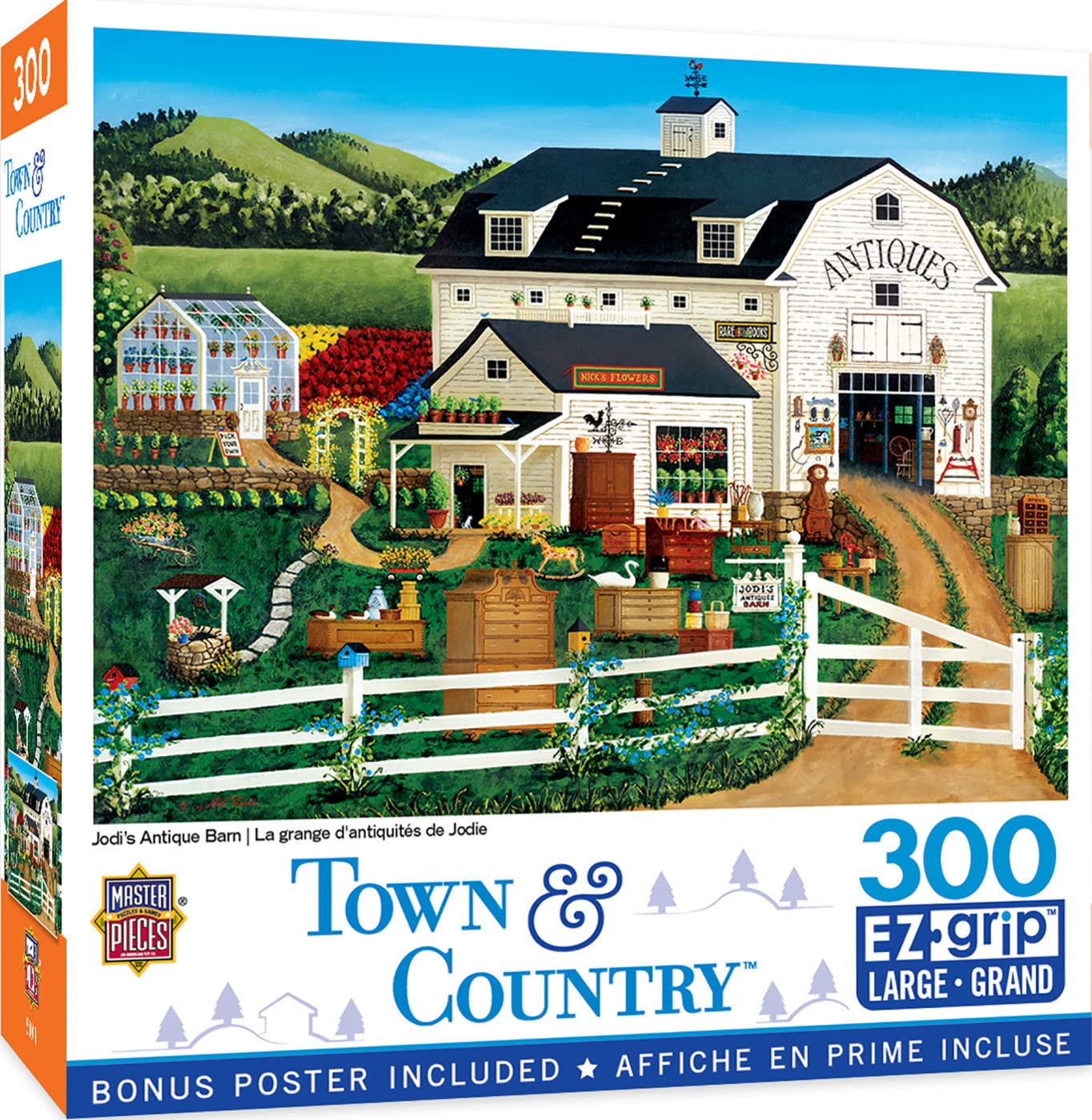 Rompecabezas Masterpieces Jodi's Antique Barn, 300 Piezas - Venta Internacional.