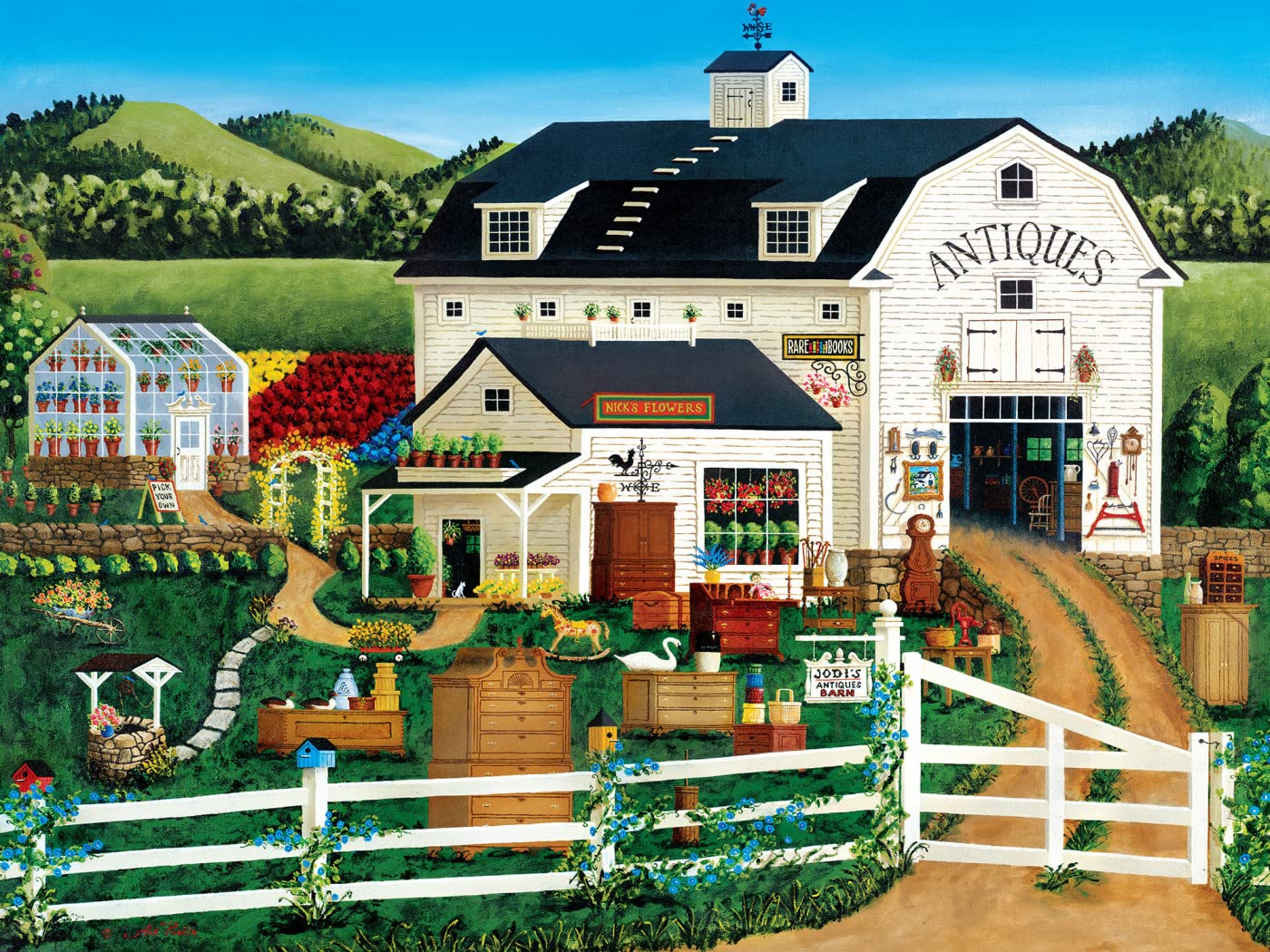 Foto 2 | Rompecabezas Masterpieces Jodi's Antique Barn, 300 Piezas - Venta Internacional.