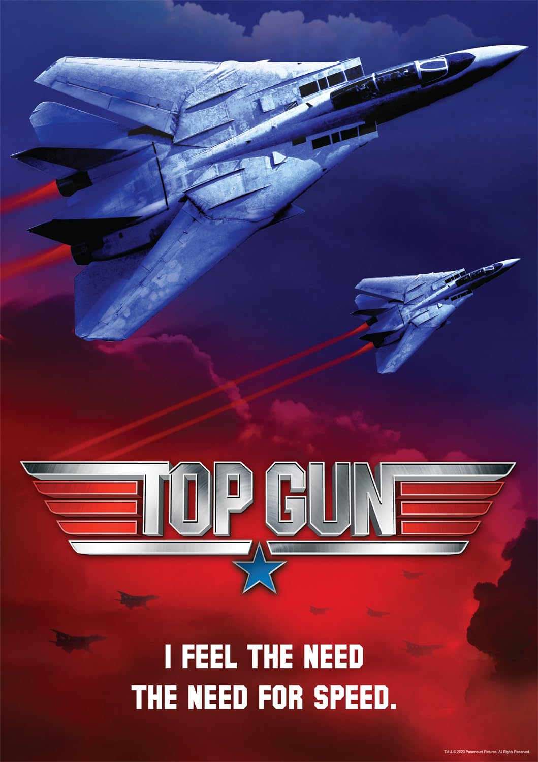 Rompecabezas Paramount Top Gun De Buffalo Games, 500 Piezas - Venta Internacional.