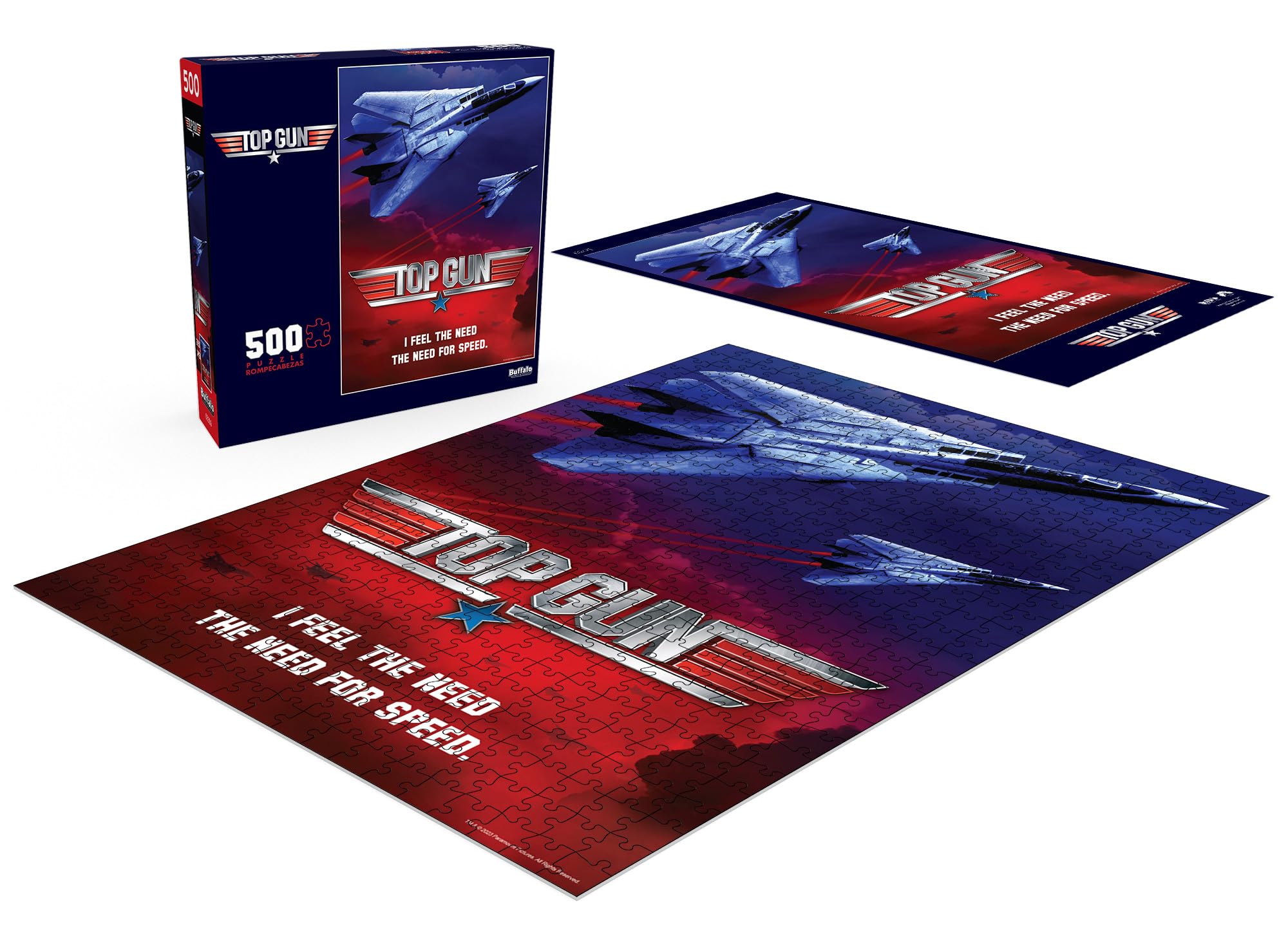 Foto 4 | Rompecabezas Paramount Top Gun De Buffalo Games, 500 Piezas - Venta Internacional.