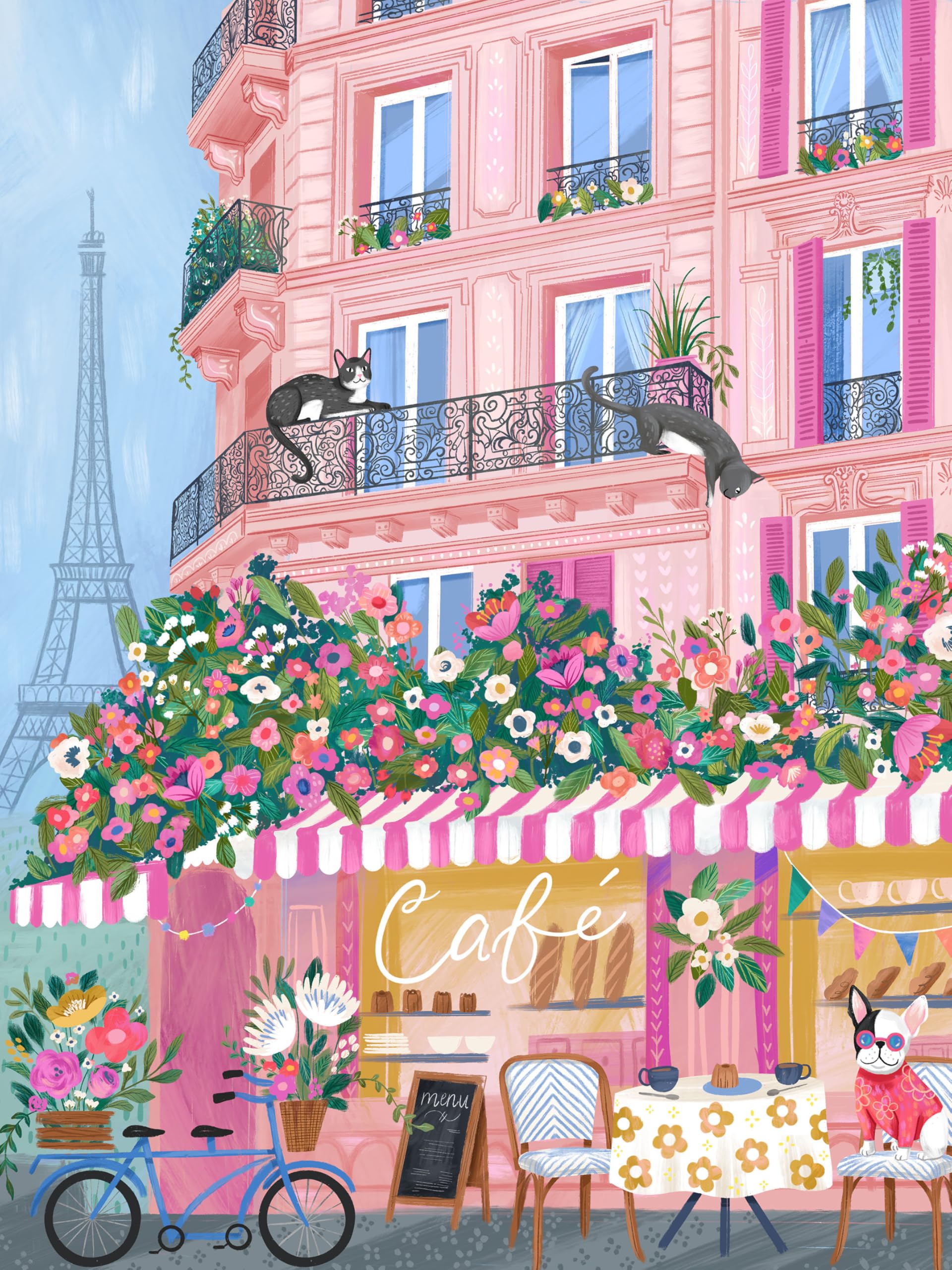 Rompecabezas Ceaco Paris Café 300 Piezas - Venta Internacional.