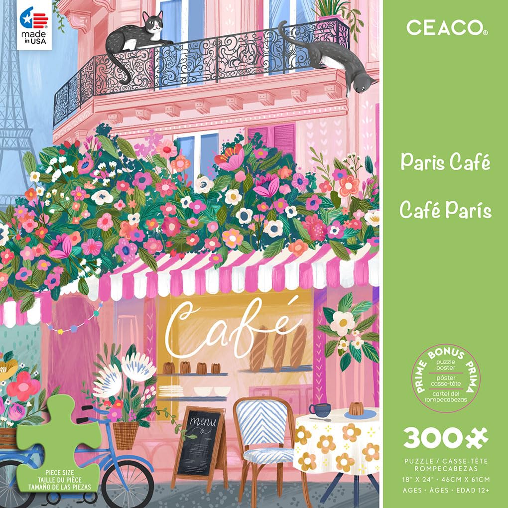 Foto 3 pulgar | Rompecabezas Ceaco Paris Café 300 Piezas - Venta Internacional.