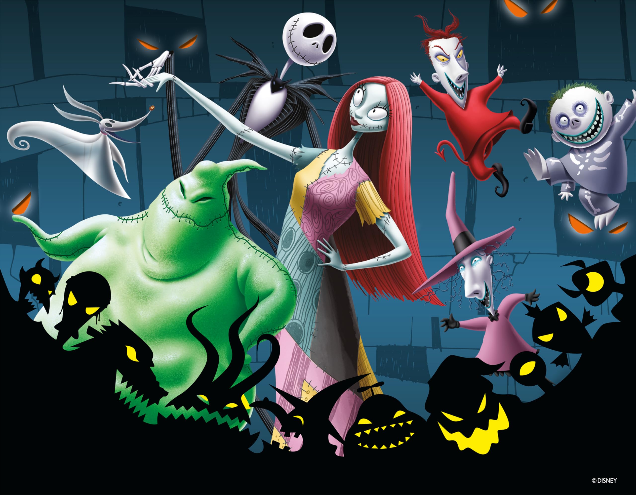 Foto 4 | Rompecabezas Ceaco Disney Tim Burton Nightmare 5 En 1 - Venta Internacional.