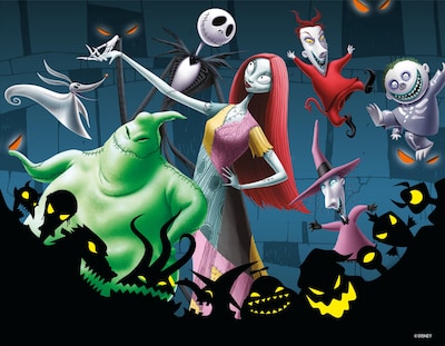 Foto 4 | Rompecabezas Ceaco Disney Tim Burton Nightmare 5 En 1 - Venta Internacional.