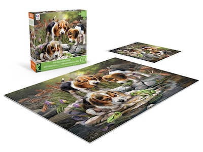 Foto 4 | Rompecabezas Ceaco Tom Wood Baby Beagle Brothers 300 Piezas - Venta Internacional.