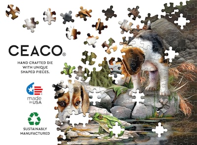 Foto 6 | Rompecabezas Ceaco Tom Wood Baby Beagle Brothers 300 Piezas - Venta Internacional.