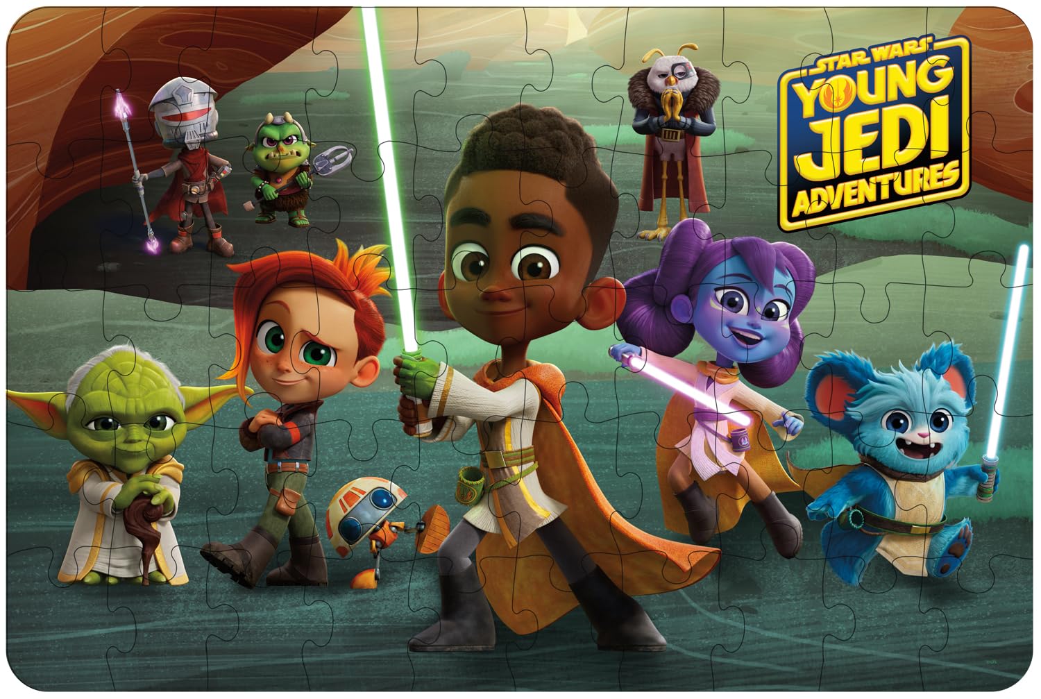 Rompecabezas Buffalo Games Star Wars Young Jedi 50 Piezas - Venta Internacional.
