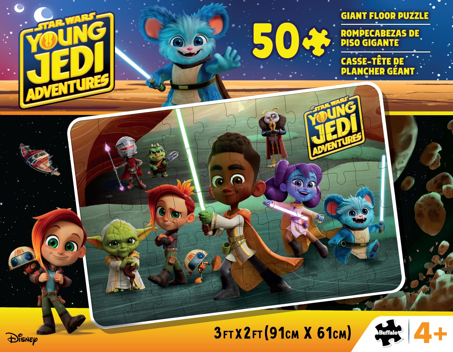 Foto 3 pulgar | Rompecabezas Buffalo Games Star Wars Young Jedi 50 Piezas - Venta Internacional.