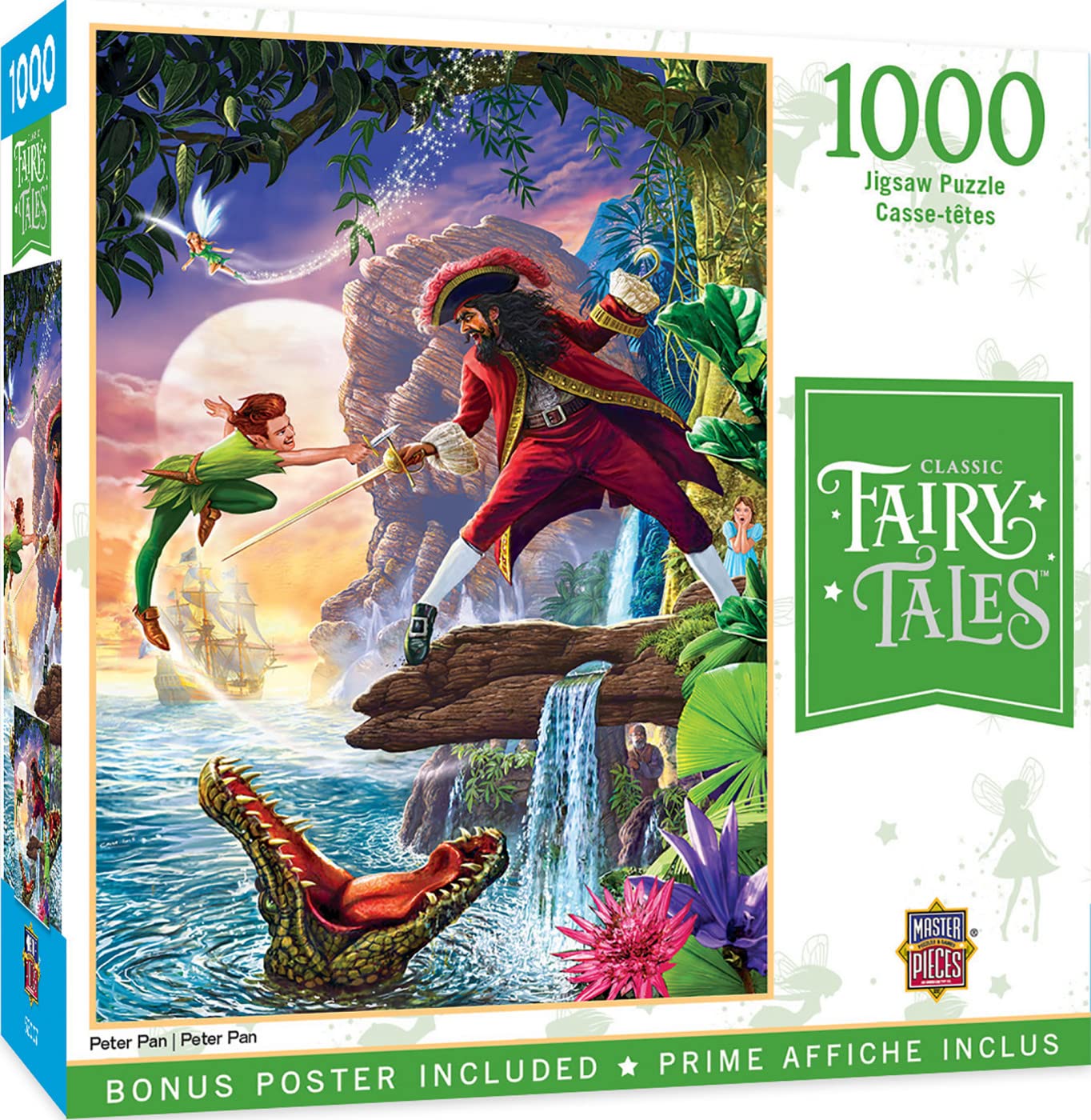 Foto 2 pulgar | Rompecabezas Masterpieces Peter Pan 1000 Piezas - Venta Internacional.