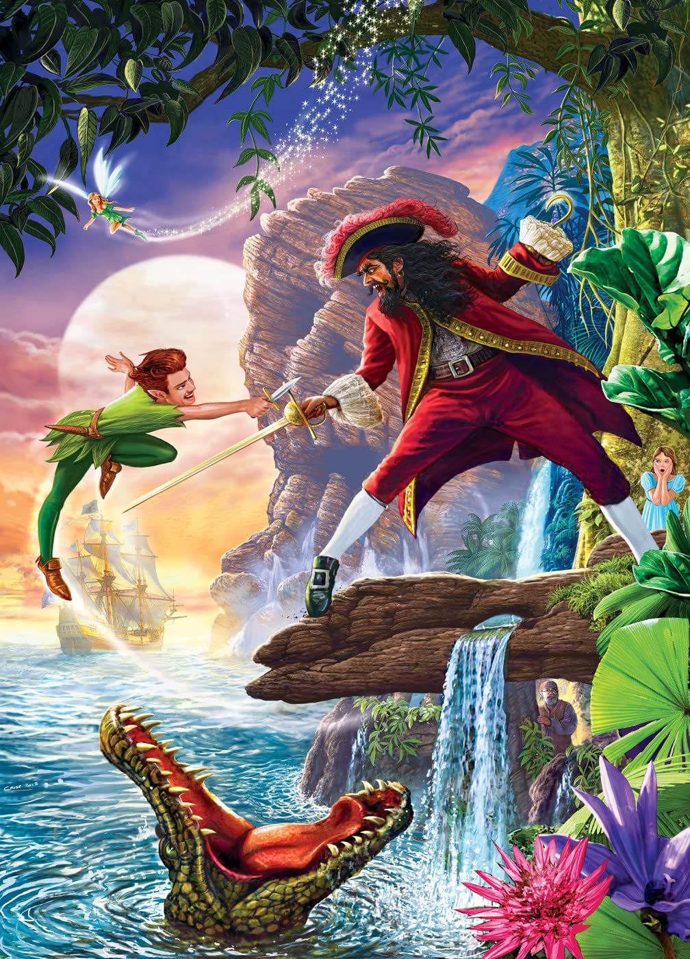 Foto 2 | Rompecabezas Masterpieces Peter Pan 1000 Piezas - Venta Internacional.