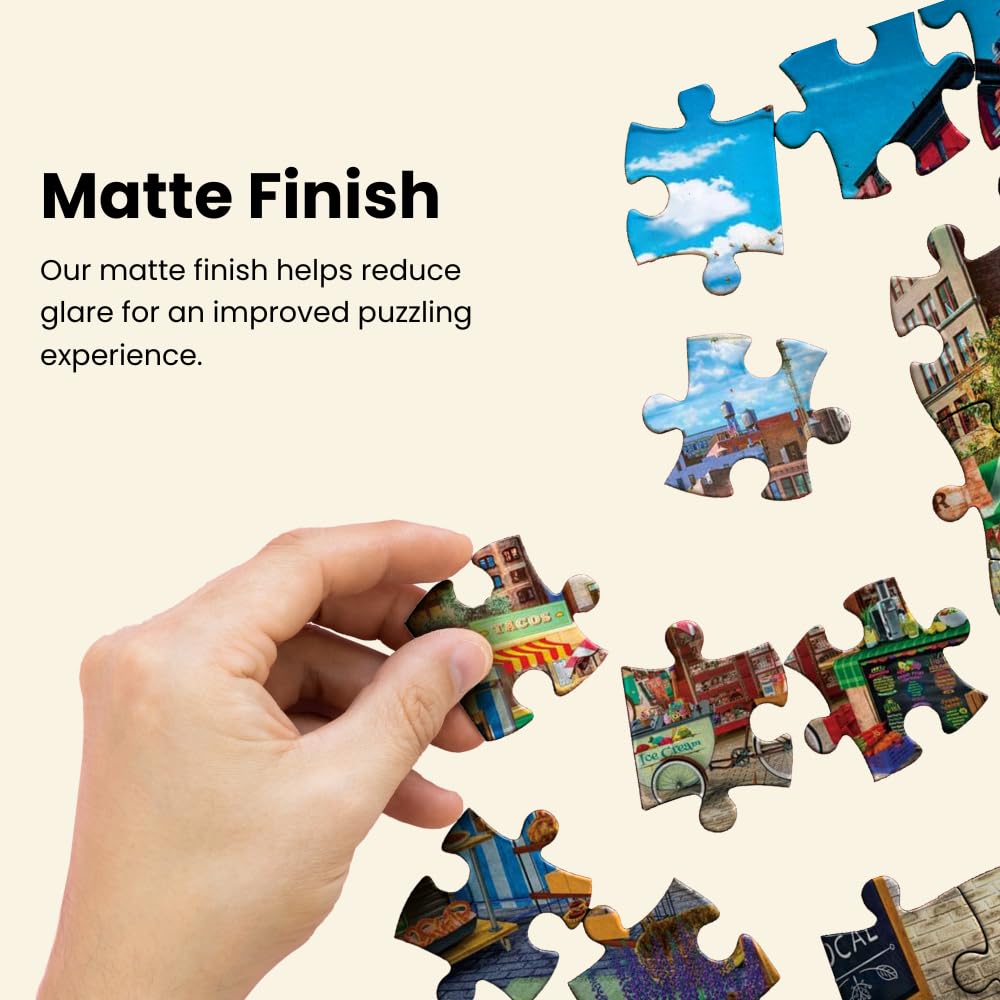 Foto 4 pulgar | Puzzle Masterpieces Town Square Booths 750 Piezas - Venta Internacional.