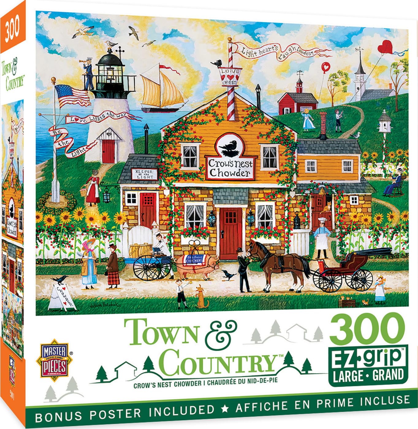 Foto 1 | Rompecabezas Masterpieces Crow's Nest Chowder, 300 Piezas - Venta Internacional.