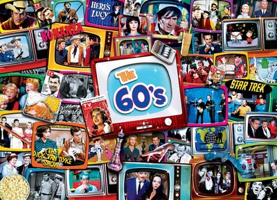 Foto 7 | Rompecabezas Masterpieces Nostálgicos Programas De Tv De Los 60 1000 Piezas - Venta Internacional.