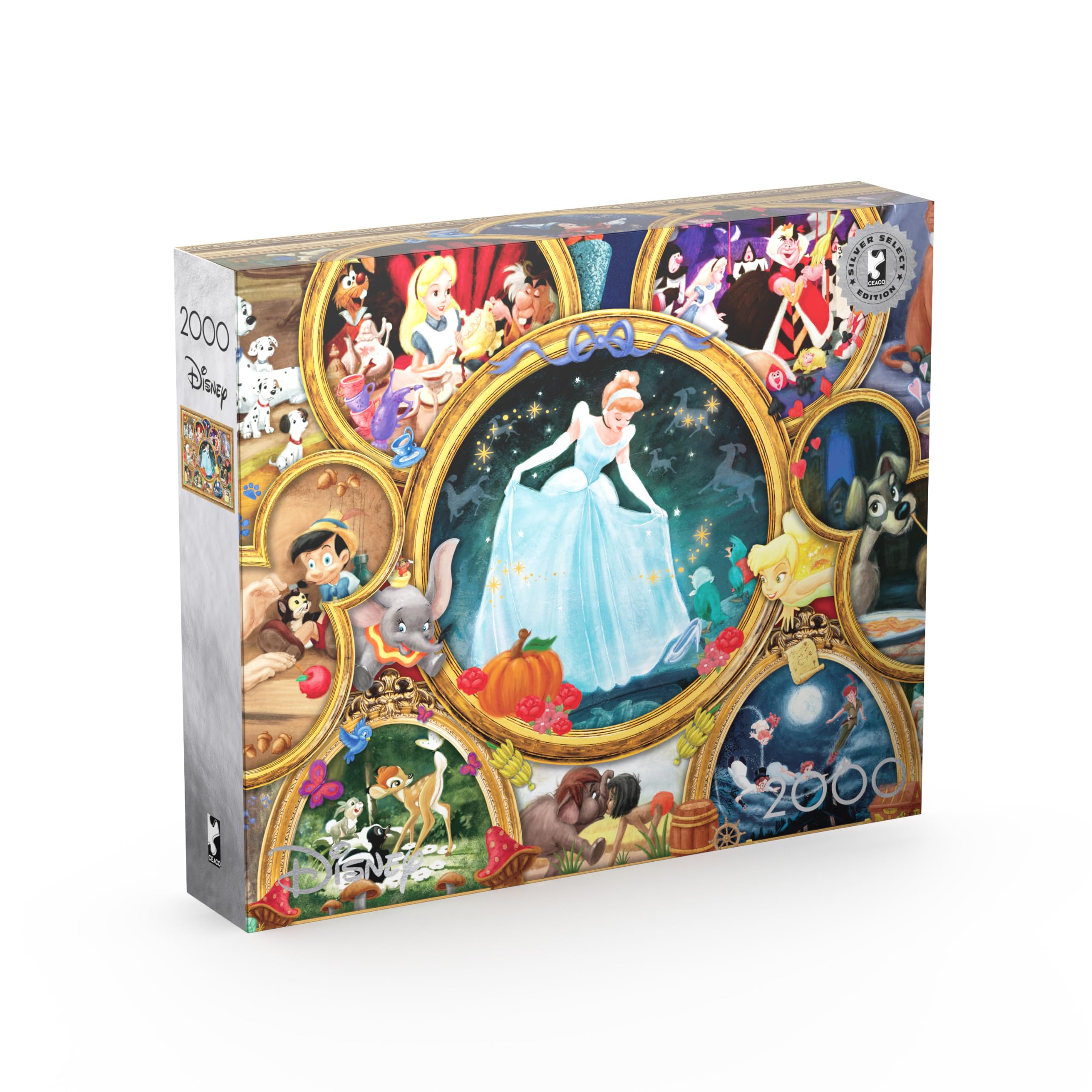 Foto 3 | Rompecabezas Buffalo Games Silver Select Disney 2000 Piezas - Venta Internacional.