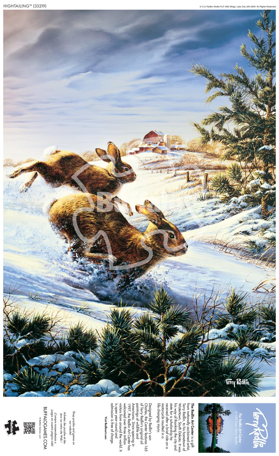 Foto 5 | Rompecabezas Buffalo Games Terry Redlin Hightailing De 500 Piezas - Venta Internacional.