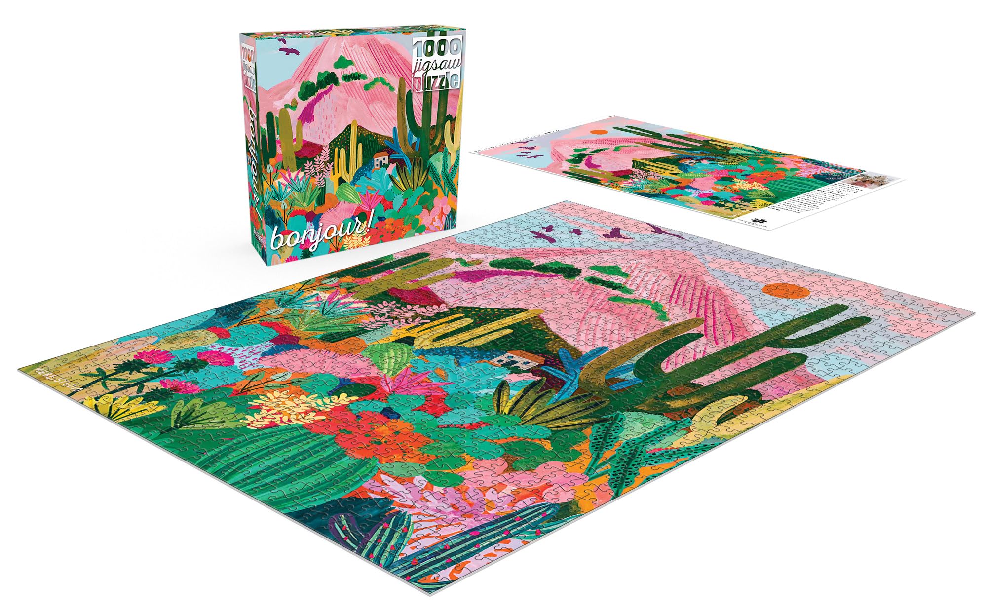 Foto 4 | Rompecabezas Buffalo Games Hebe Studio Cactus Mountain Az 1000 Unidades - Venta Internacional.