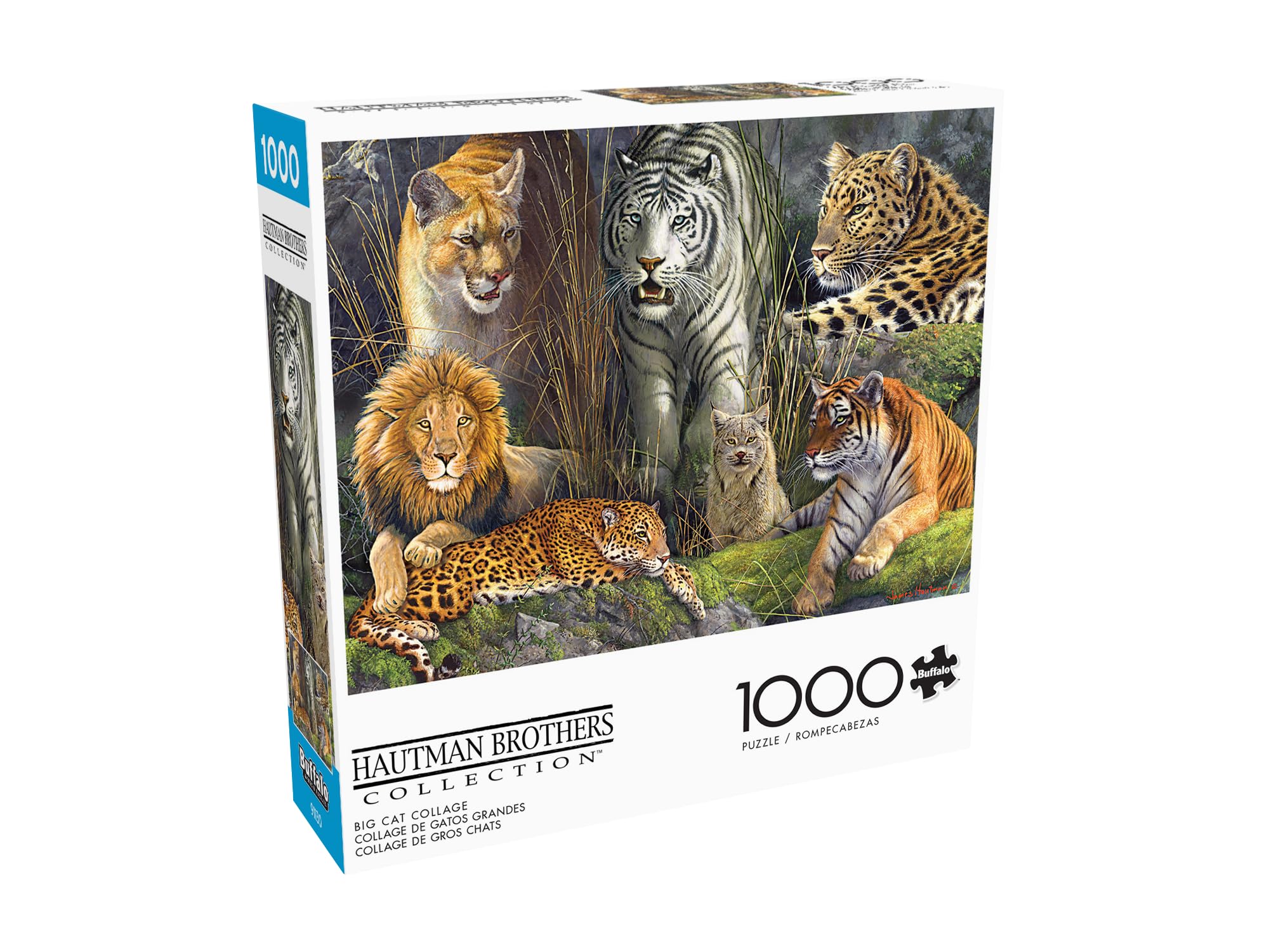 Foto 4 pulgar | Rompecabezas Buffalo Games James Hautman Big Cat 1000 Piezas - Venta Internacional.
