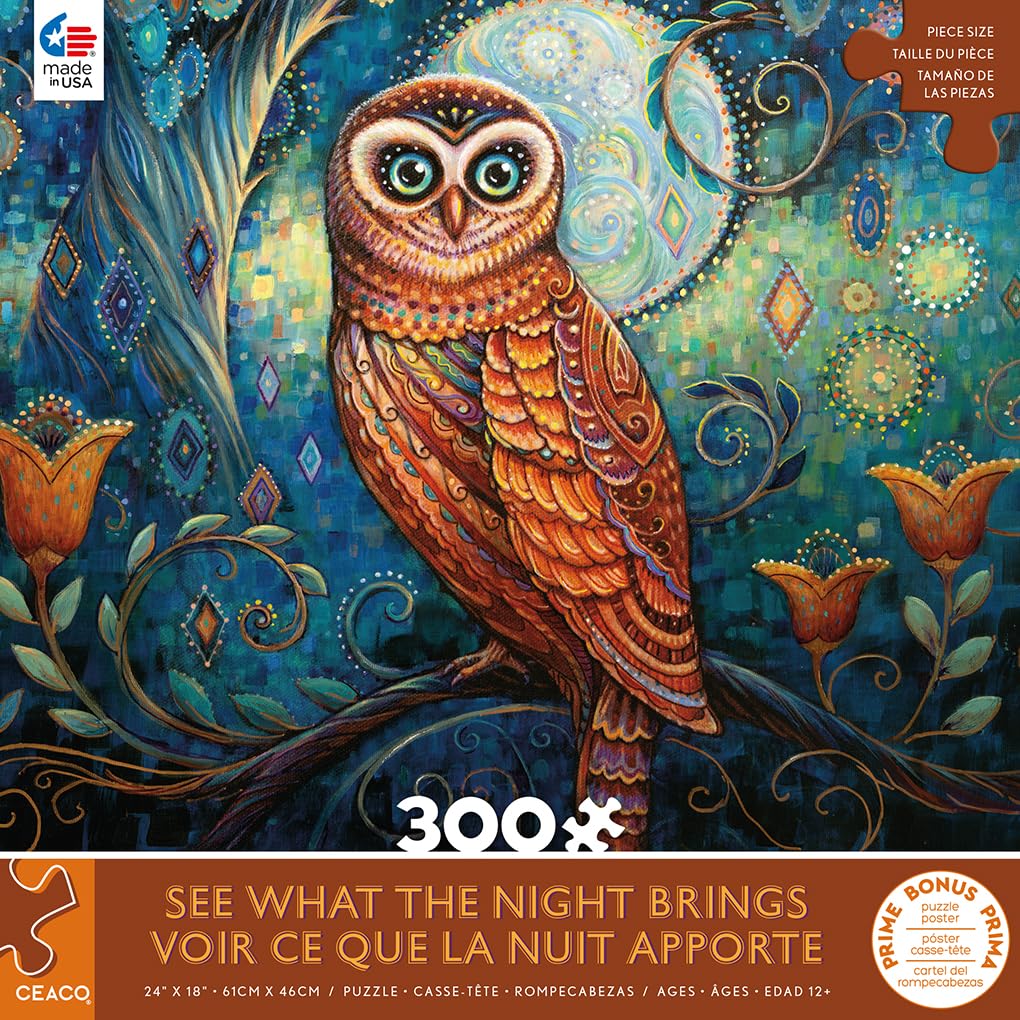 Foto 3 pulgar | Rompecabezas Ceaco See What The Night Brings 300 Piezas - Venta Internacional.