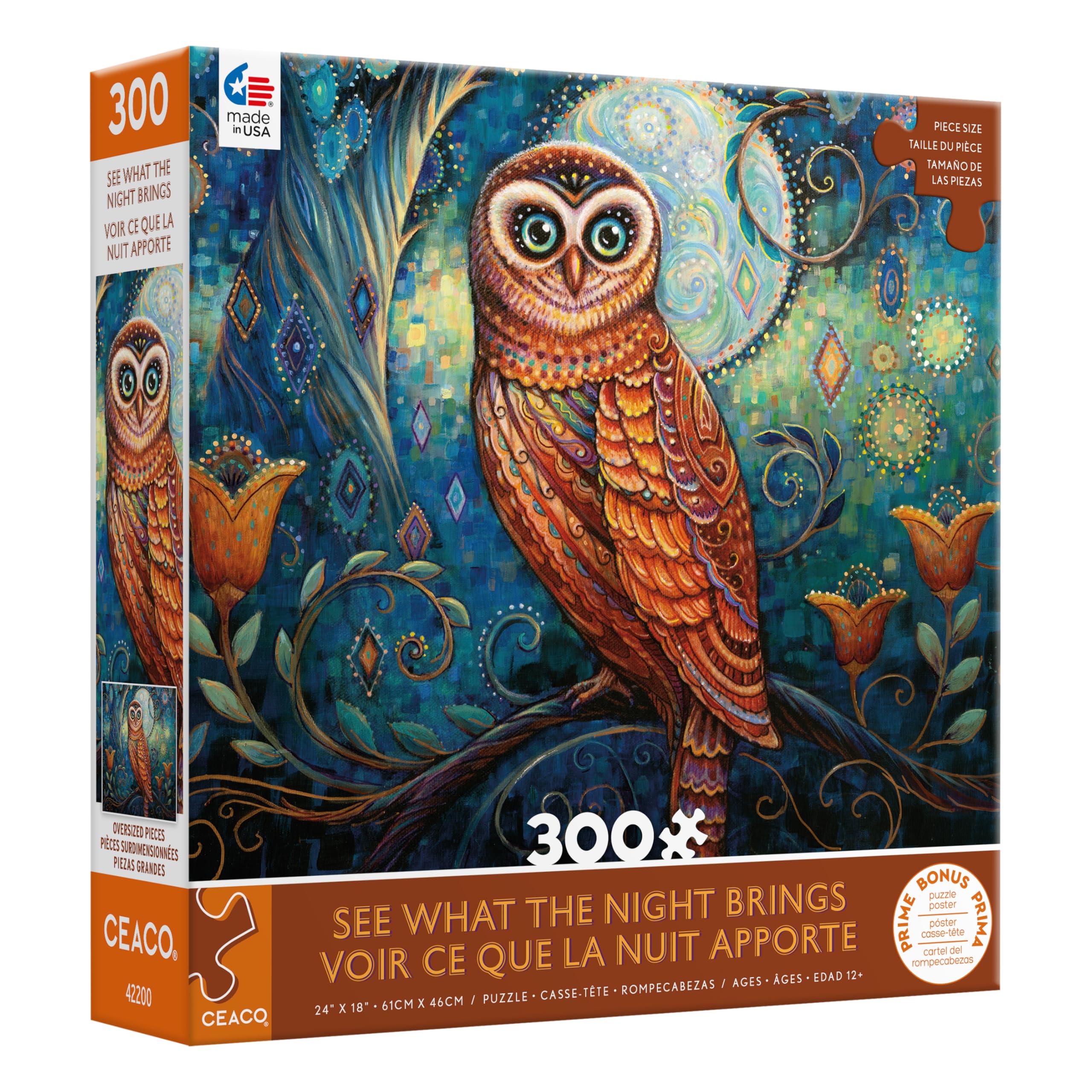 Foto 4 pulgar | Rompecabezas Ceaco See What The Night Brings 300 Piezas - Venta Internacional.