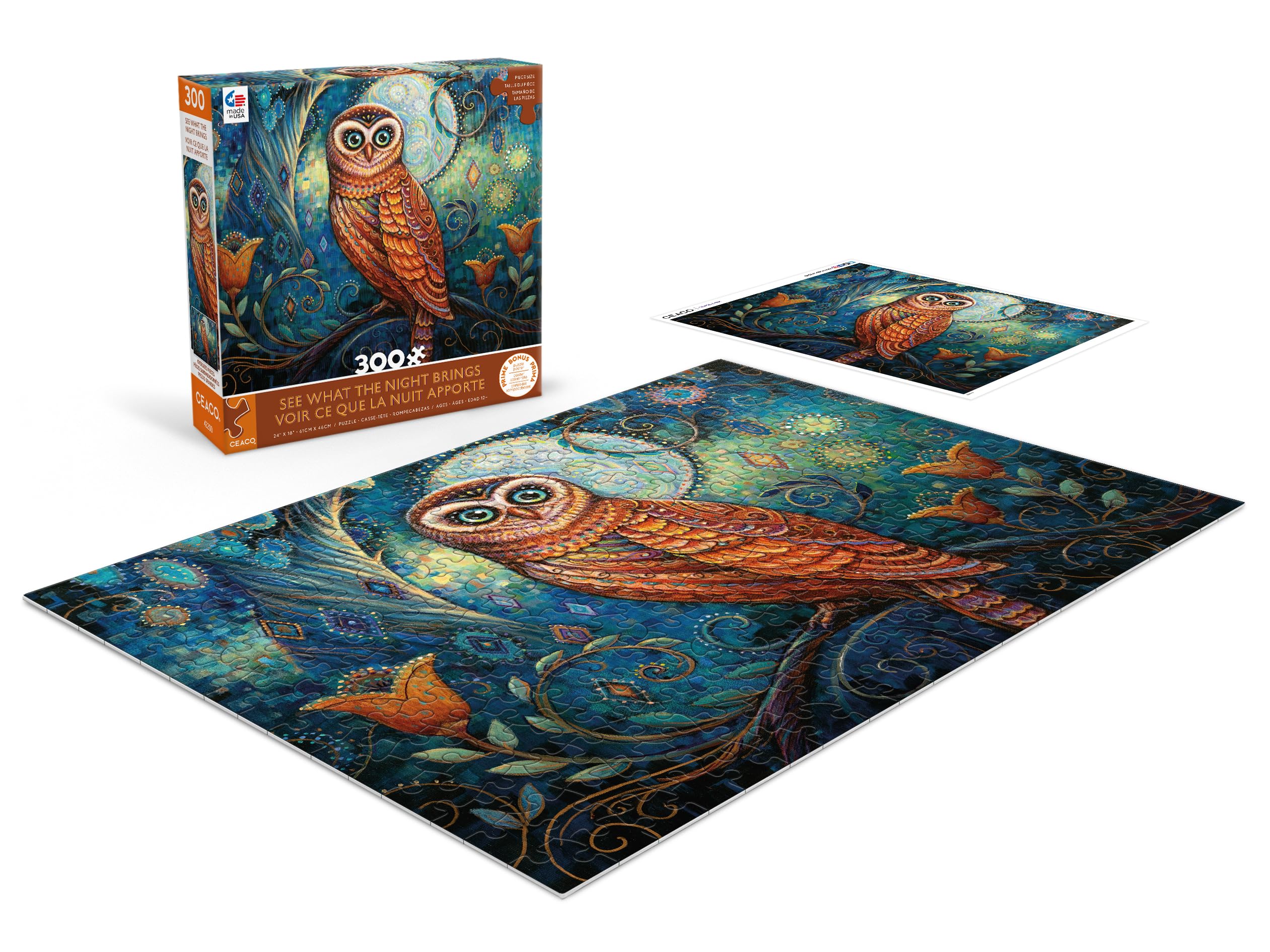 Foto 5 pulgar | Rompecabezas Ceaco See What The Night Brings 300 Piezas - Venta Internacional.