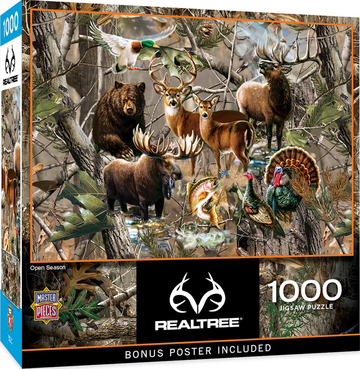 Rompecabezas Masterpieces Open Season 1000 Piezas - Venta Internacional.
