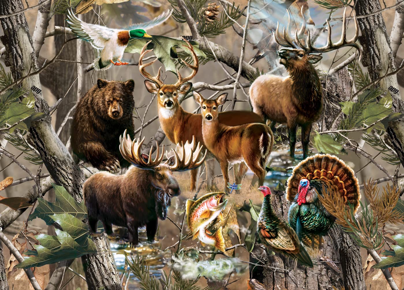 Foto 3 pulgar | Rompecabezas Masterpieces Open Season 1000 Piezas - Venta Internacional.