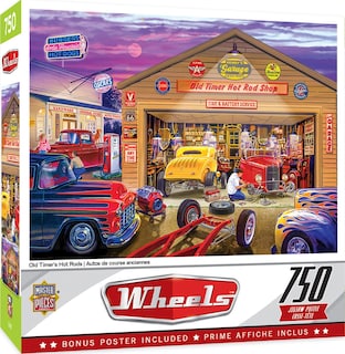 Foto 1 | Rompecabezas Masterpieces Old Timer's Hot Rods 750 Piezas - Venta Internacional.