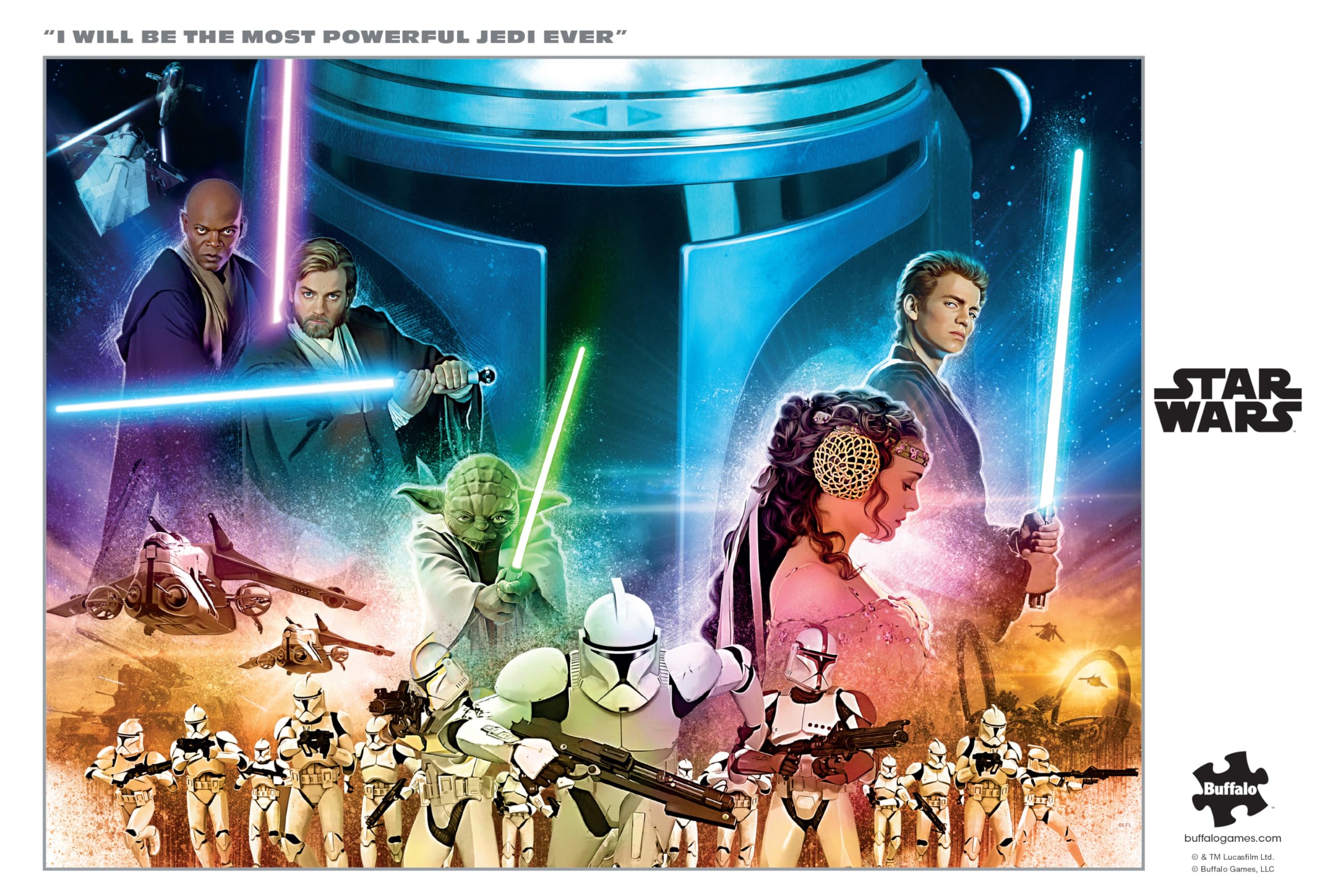 Foto 6 pulgar | Rompecabezas Buffalo Games Silver Select Star Wars 1000 Unidades - Venta Internacional.