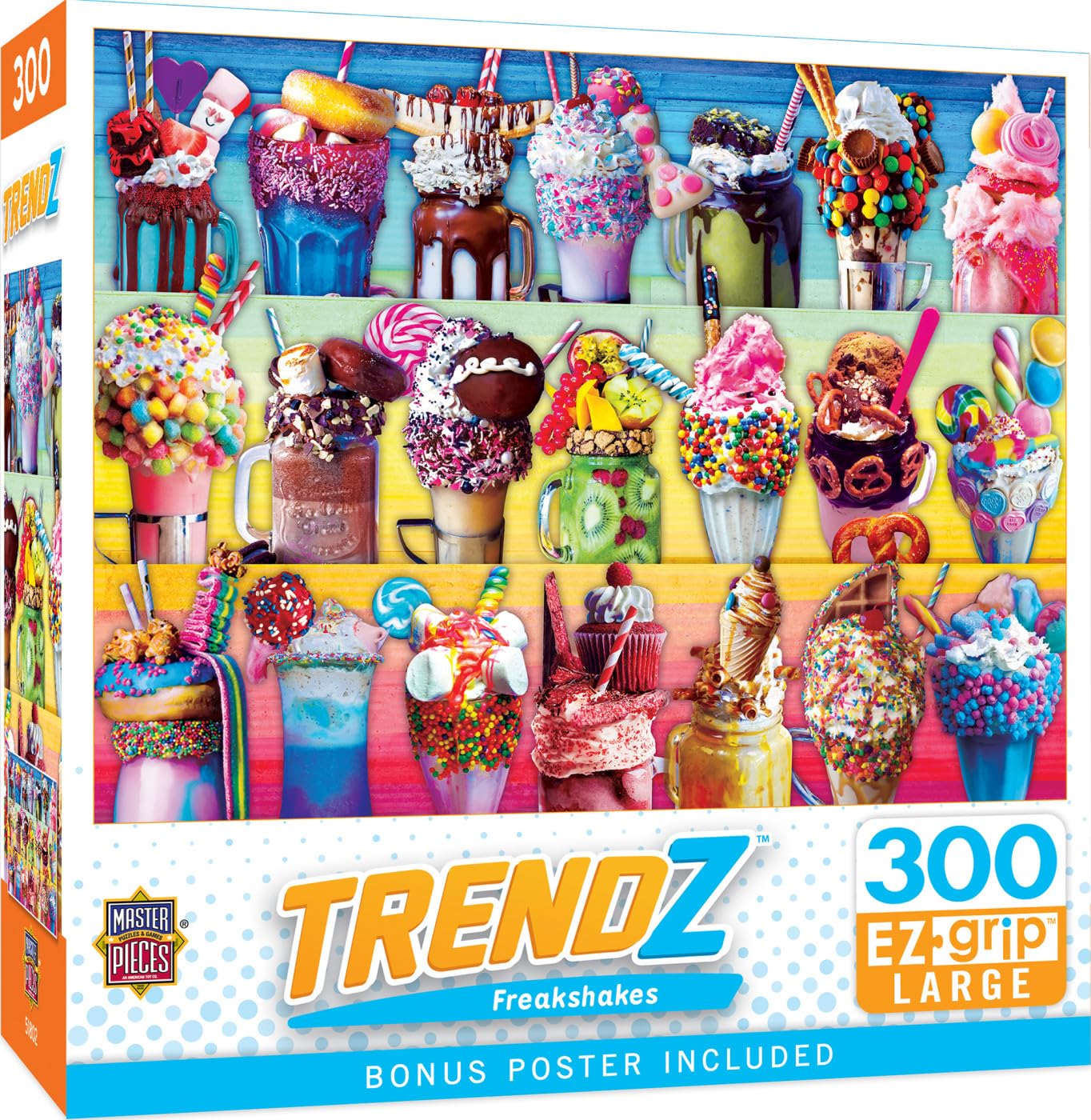 Puzzle Masterpieces Trendz Freakshakes 300 Piezas - Venta Internacional.