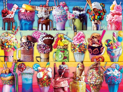 Foto 2 | Puzzle Masterpieces Trendz Freakshakes 300 Piezas - Venta Internacional.