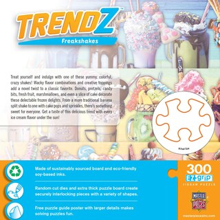 Foto 3 | Puzzle Masterpieces Trendz Freakshakes 300 Piezas - Venta Internacional.