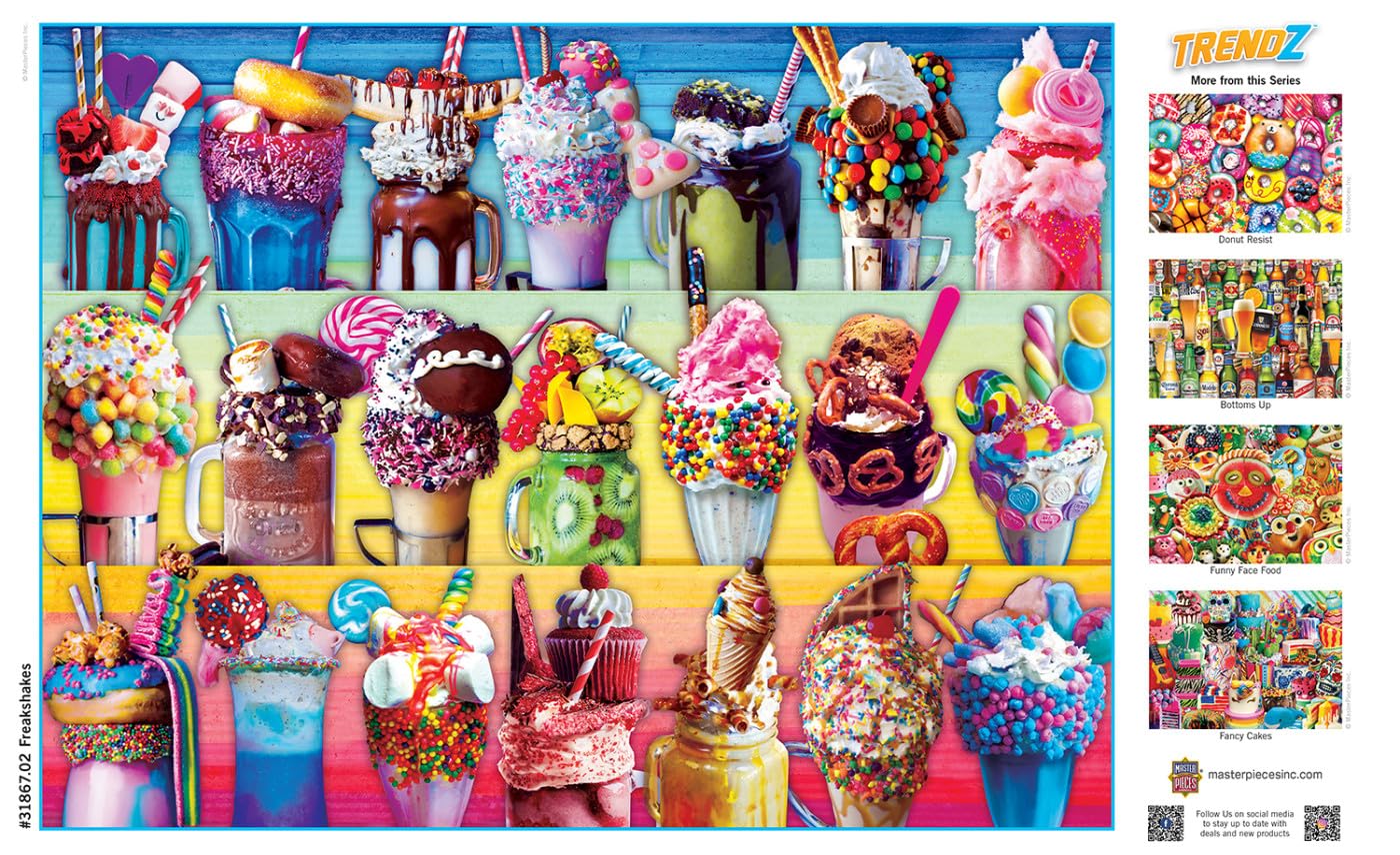 Foto 6 pulgar | Puzzle Masterpieces Trendz Freakshakes 300 Piezas - Venta Internacional.