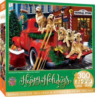 Foto 1 | Rompecabezas Masterpieces Guarding The Presents, 300 Piezas - Venta Internacional.