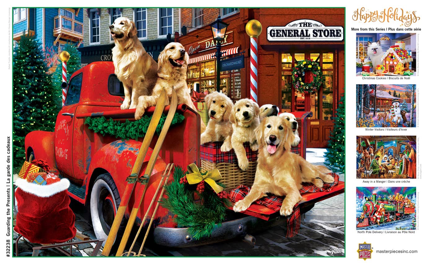 Foto 5 pulgar | Rompecabezas Masterpieces Guarding The Presents, 300 Piezas - Venta Internacional.