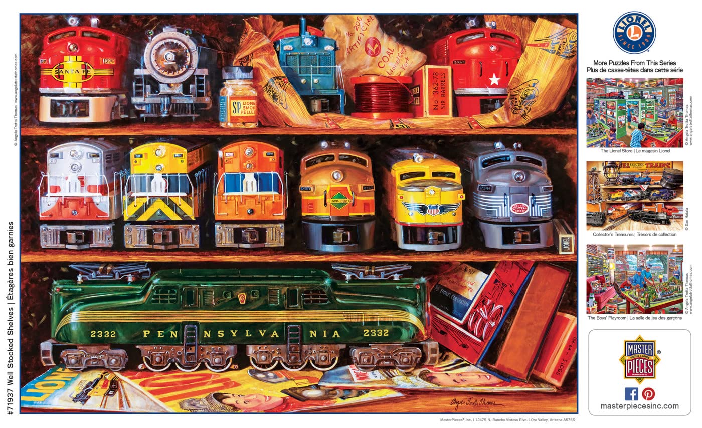 Foto 4 | Rompecabezas Masterpieces, 1000 Piezas, Estantes Bien Surtidos - Venta Internacional.