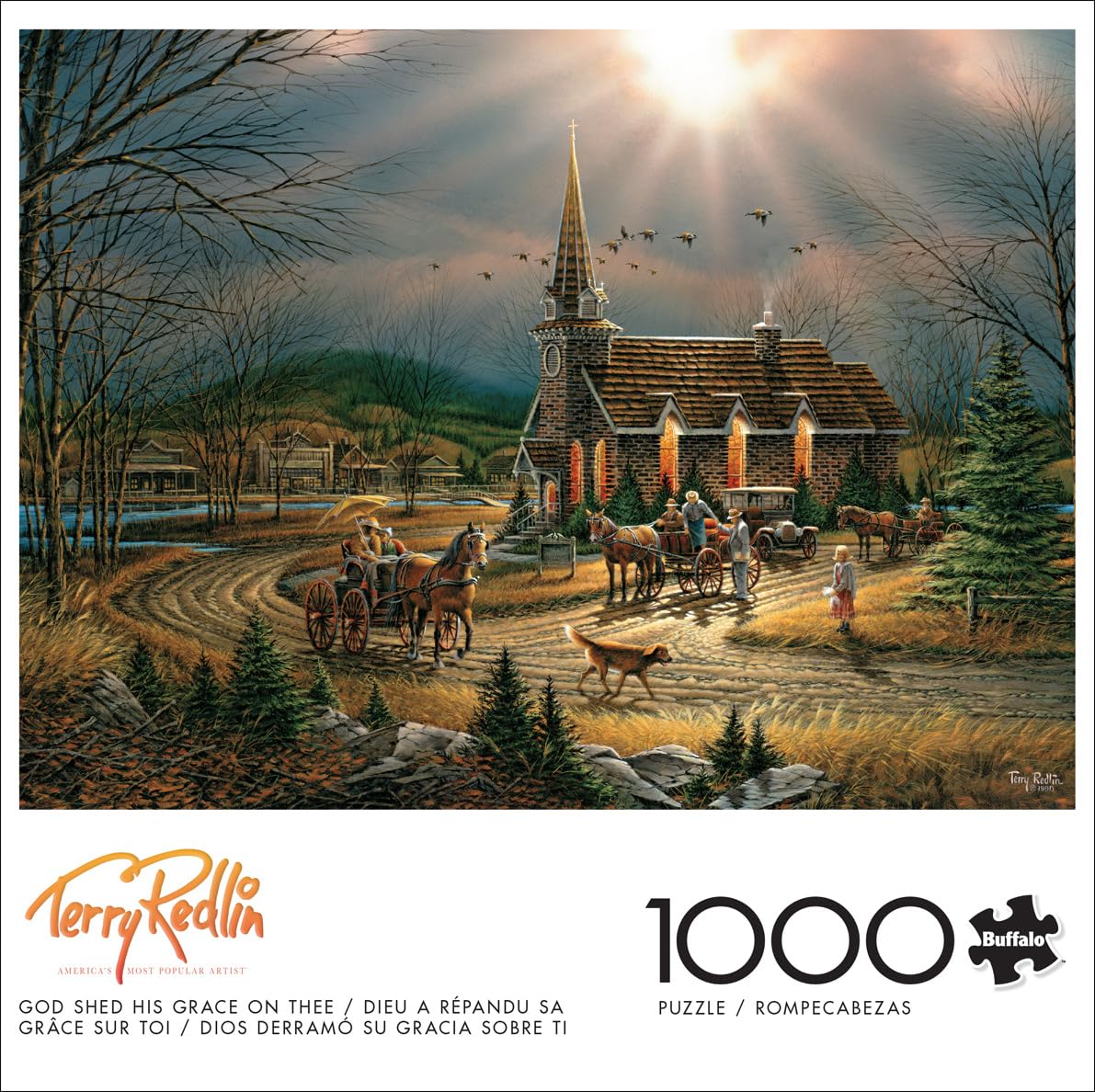 Foto 3 pulgar | Rompecabezas Buffalo Games Terry Redlin 1000 Piezas - Venta Internacional.