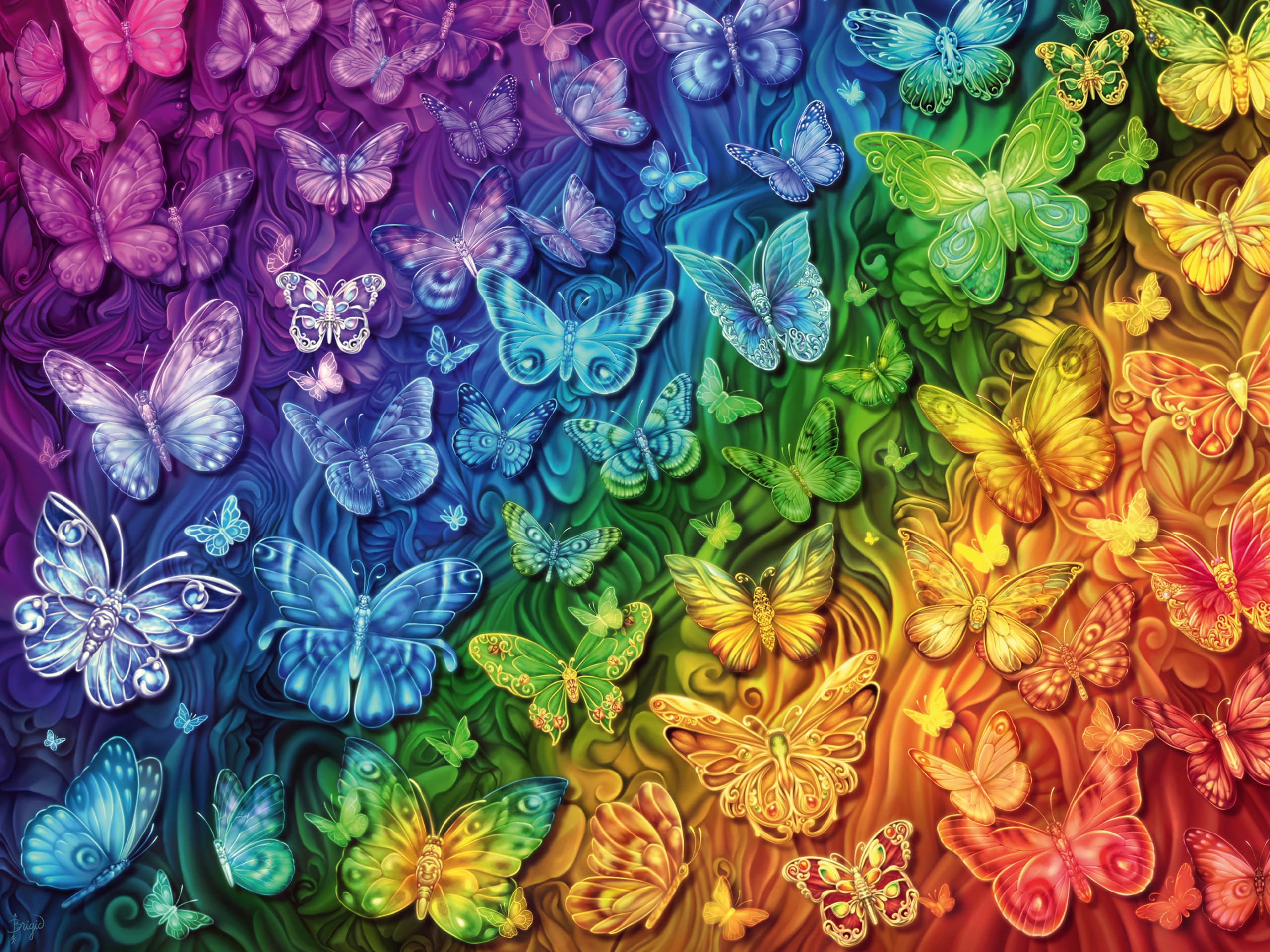 Foto 1 | Rompecabezas Ceaco Butterfly Magic De 300 Piezas - Venta Internacional.