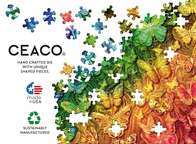 Foto 5 | Rompecabezas Ceaco Butterfly Magic De 300 Piezas - Venta Internacional.