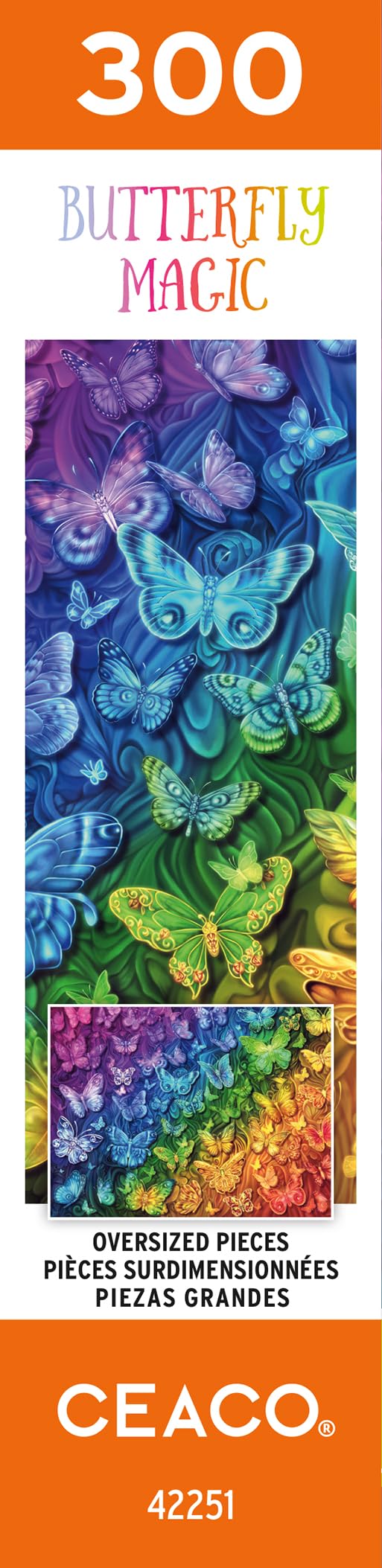 Foto 8 pulgar | Rompecabezas Ceaco Butterfly Magic De 300 Piezas - Venta Internacional.