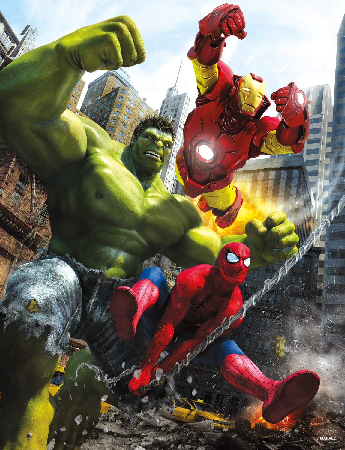 Foto 3 pulgar | Rompecabezas Buffalo Games Marvel 4 En 1 Para Adultos - Venta Internacional.