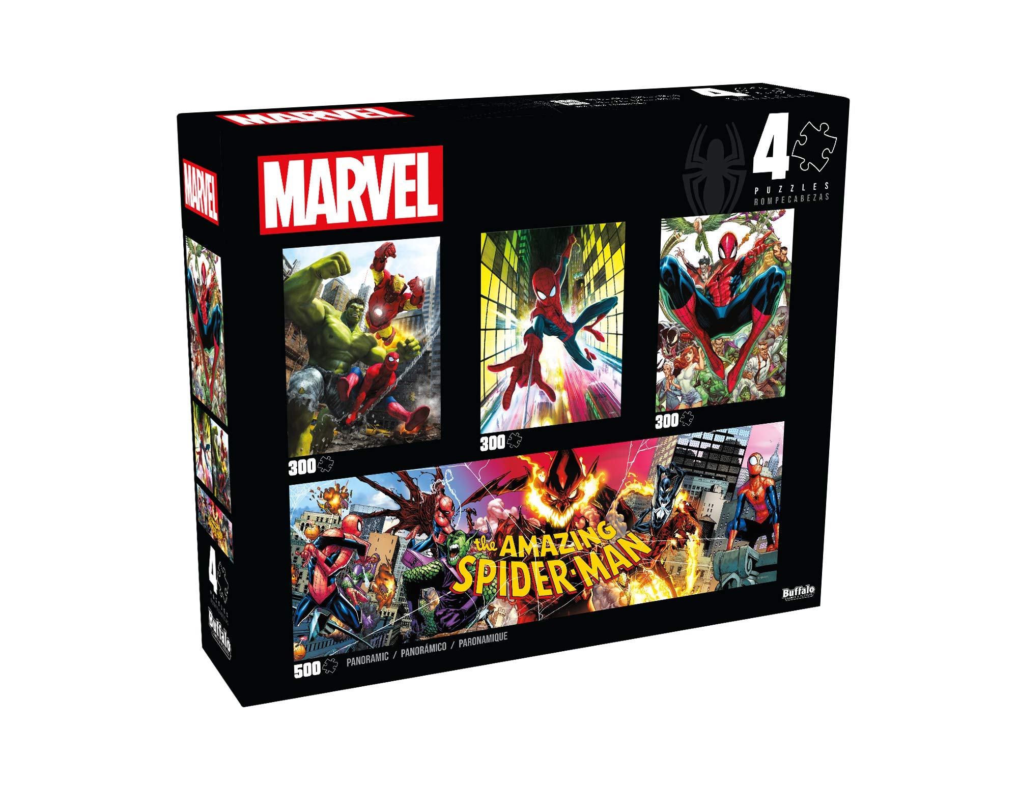 Foto 7 pulgar | Rompecabezas Buffalo Games Marvel 4 En 1 Para Adultos - Venta Internacional.