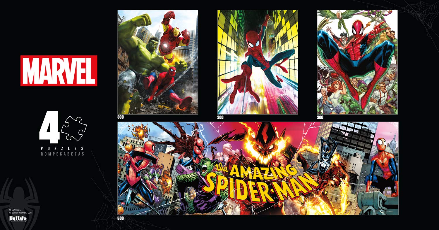 Foto 8 pulgar | Rompecabezas Buffalo Games Marvel 4 En 1 Para Adultos - Venta Internacional.