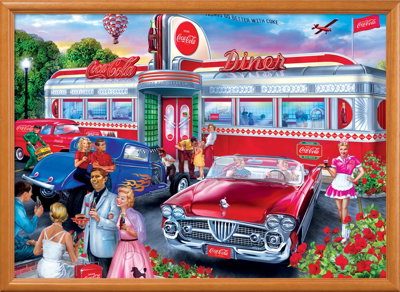 Foto 6 | Rompecabezas Masterpieces Coca-cola Diner 1000 Piezas - Venta Internacional.