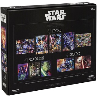 Foto 3 | Rompecabezas Buffalo Games Star Wars 4 En 1 Para Adultos - Venta Internacional.