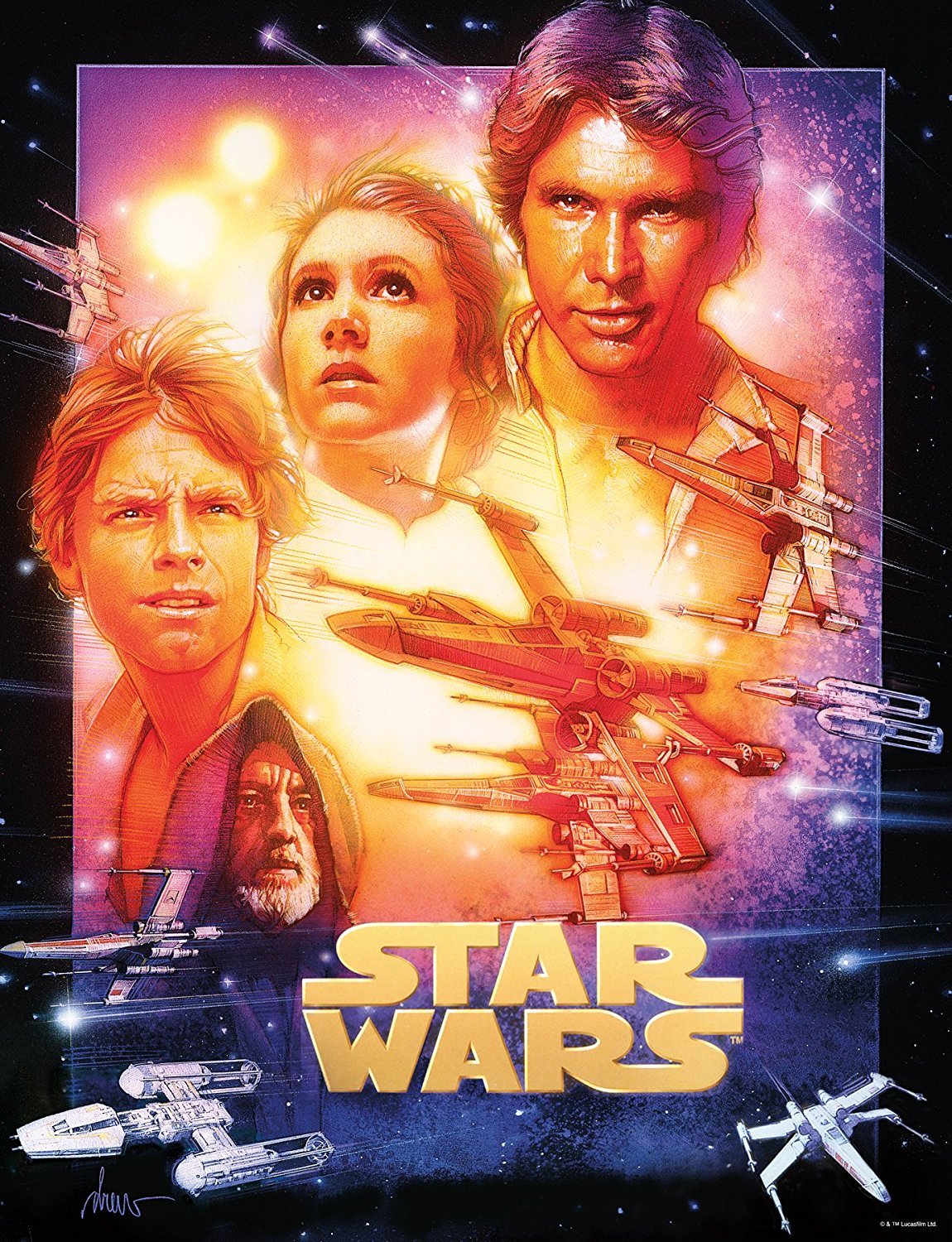 Foto 7 pulgar | Rompecabezas Buffalo Games Star Wars 4 En 1 Para Adultos - Venta Internacional.